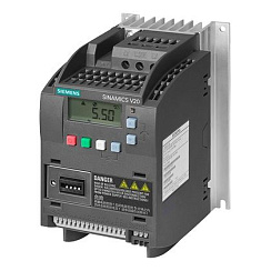 Преобразователь частоты Siemens v20 6SL3210-5BE17-5CV0 3фc фил. С3 2.2А 0.75кВт 380В